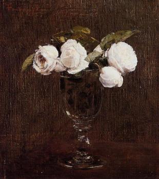 亨利 方丹 拉圖爾 Vase of Roses 亨利 方丹 拉圖爾 Vase of Roses
